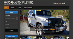 Desktop Screenshot of oxfordautosalesinc.com